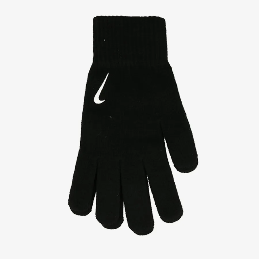 NIKE Rukavice NIKE SWOOSH KNIT GLOVES 2.0 BLACK/WHITE 