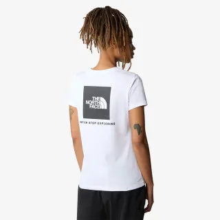 The North Face Majica W S/S REDBOX TEE TNF WHITE 
