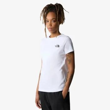 The North Face Majica W S/S REDBOX TEE TNF WHITE 