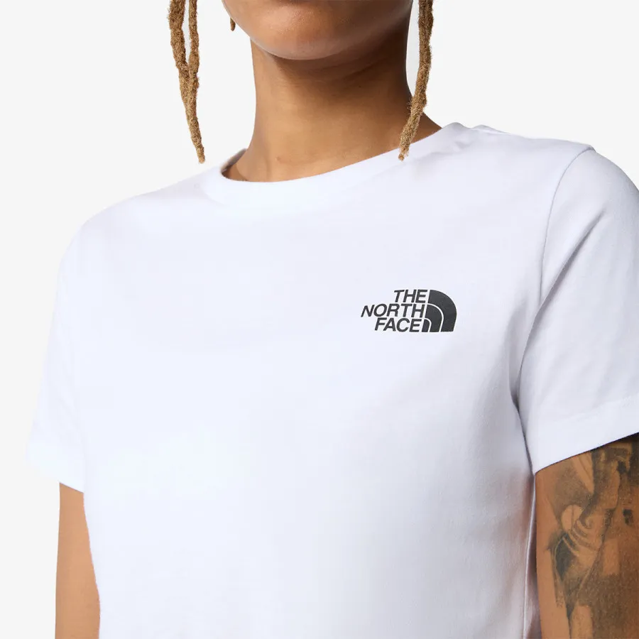 The North Face Majica W S/S REDBOX TEE TNF WHITE 