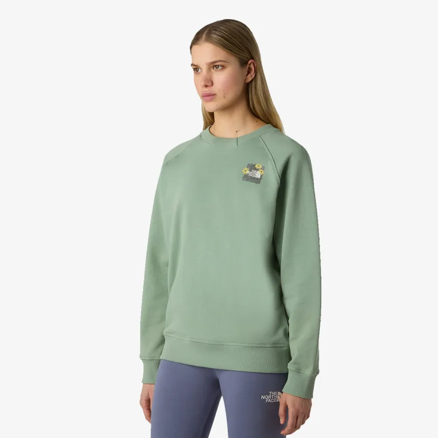 The North Face Džemper W CONNECT RELAXED CREW SWEATSHIRT-GRAPHI 
