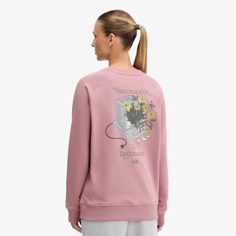 The North Face Džemper W CONNECT RELAXED CREW SWEATSHIRT-GRAPHI 