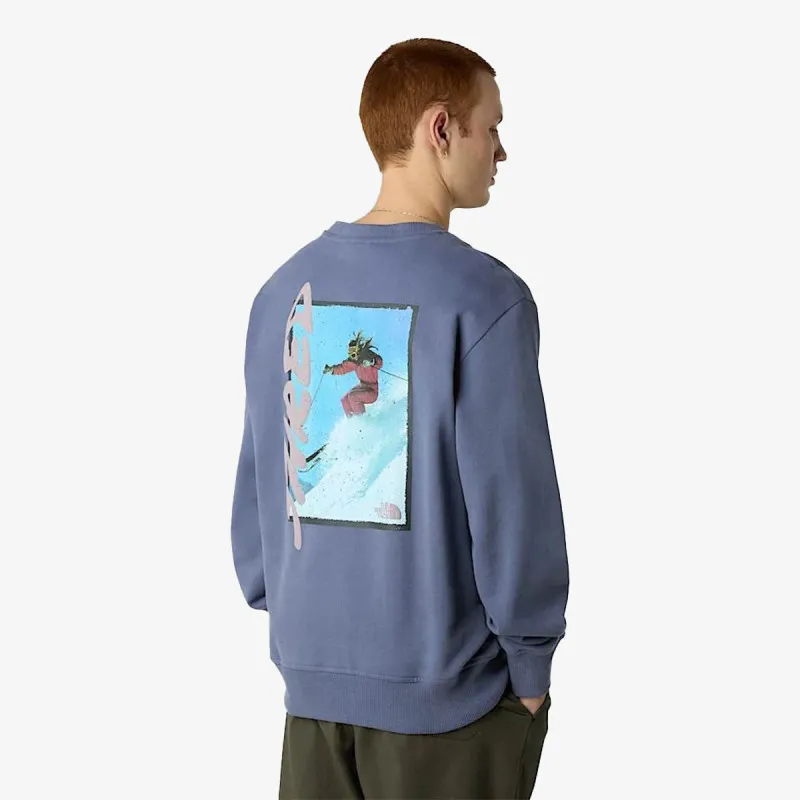 The North Face Džemper U NSE SLOPES RELAXED CREW SWEATSHIRT-GRA 