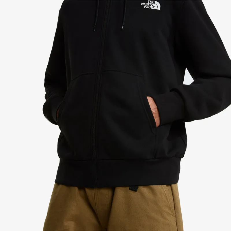 The North Face Dukserica SIMPLE DOME LIGHT REGULAR FULL ZIP 
