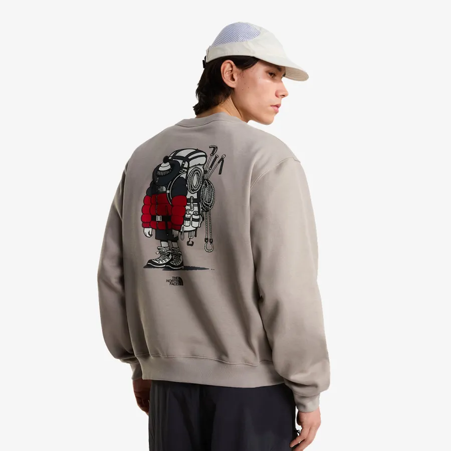 The North Face Majica U GEAR UP GET OUT RLX CREW-GRAPHIC 