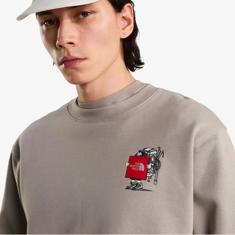 The North Face Majica U GEAR UP GET OUT RLX CREW-GRAPHIC 
