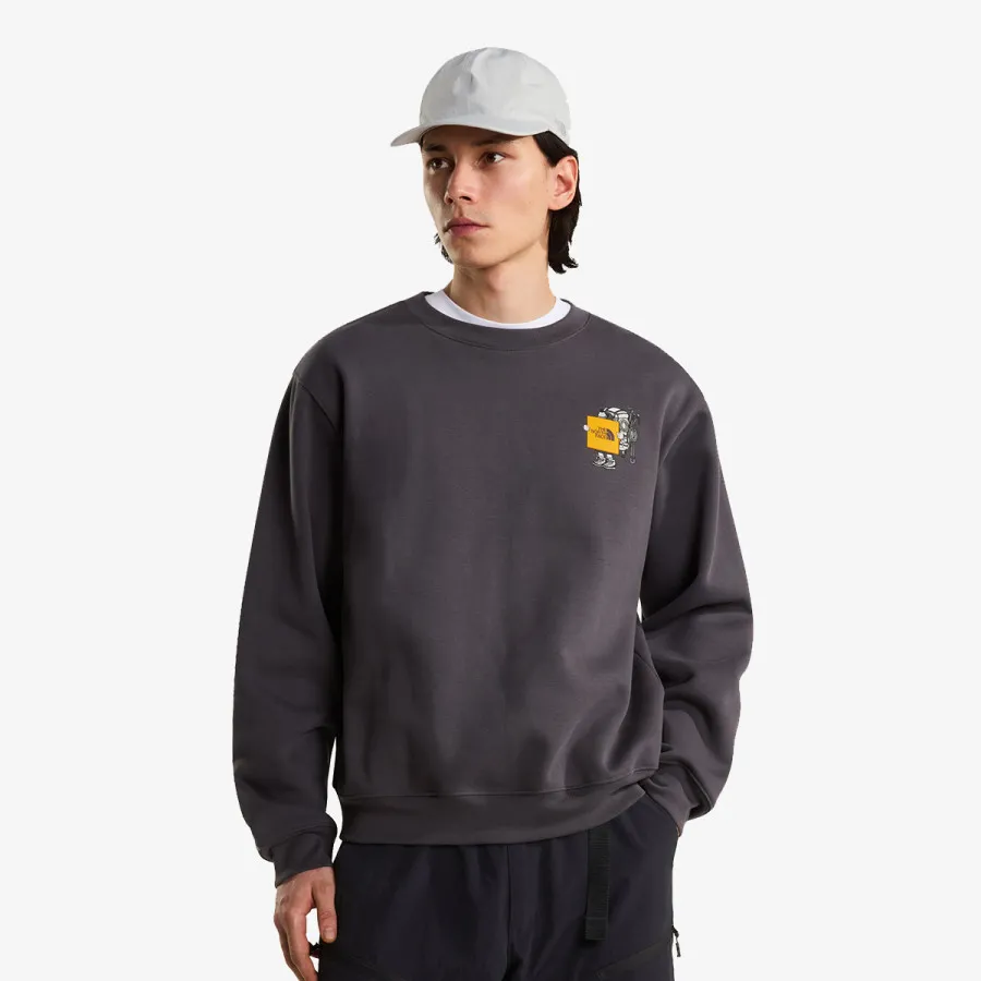 The North Face Dukserica U GEAR UP GET OUT RLX CREW-GRAPHIC 