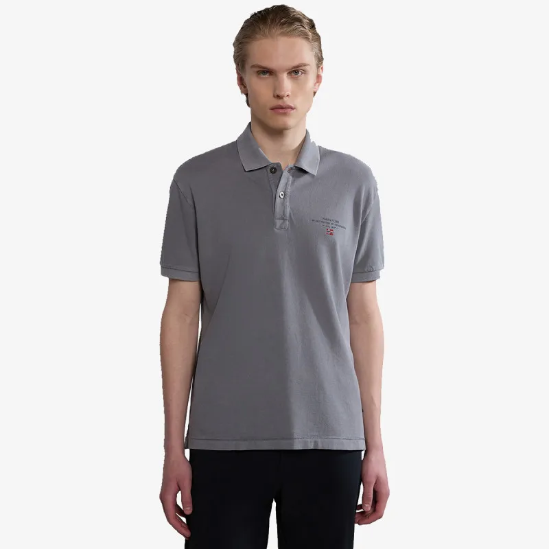 Napapijri Polo majica ELBAS SS 4 H58 GREY OWL 