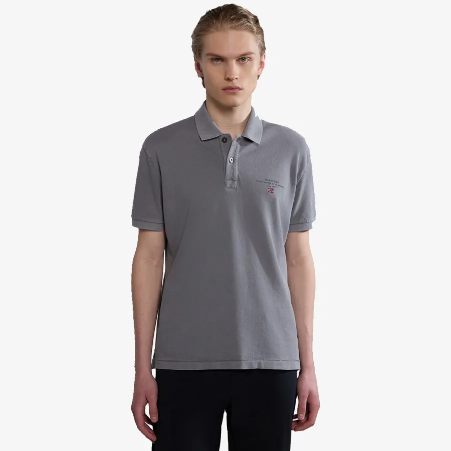 Napapijri Polo majica ELBAS SS 4 H58 GREY OWL 