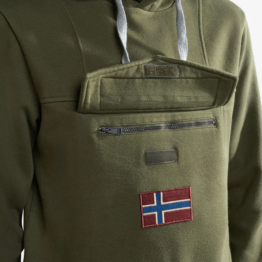 NAPAPIJRI Dukserica BURGEE WINT 2 GE4 GREEN DEPTHS 