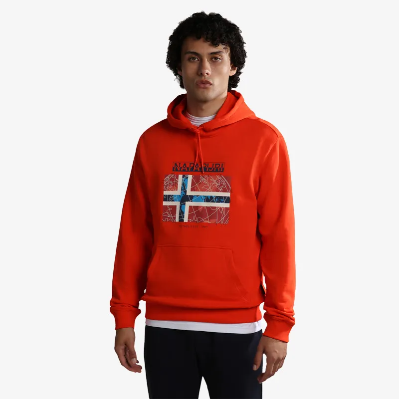 NAPAPIJRI Dukserica B-GUIRO H RED CHERRY R05 