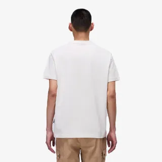 Napapijri Majica S-BOX LOGO SS N1A WHITE WHISPER 
