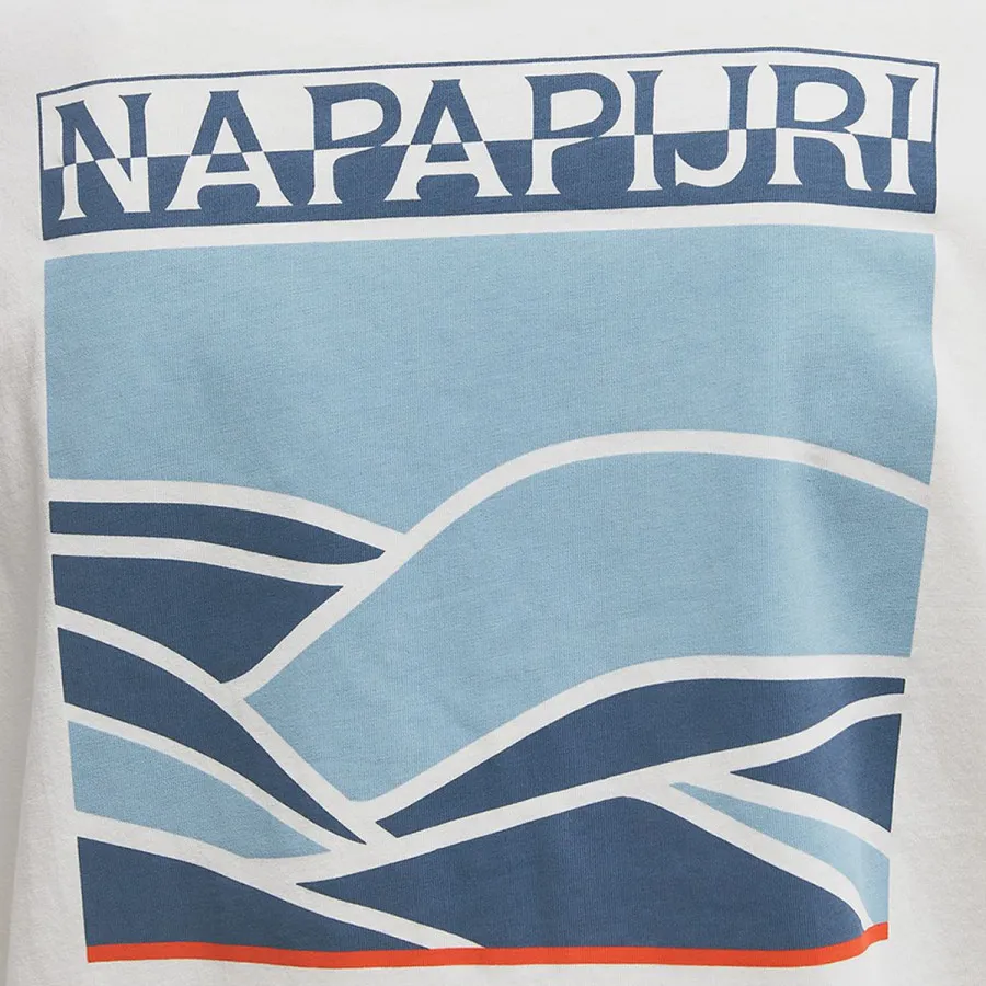 Napapijri Majica S-SOVANA SS 206 WHITE HERON 
