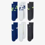 Nike Čarape Y NK ED CSH CREW 6P - 144 GFX 