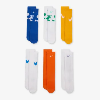 Nike Čarape Y NK ED CSH CREW 6P - 144 GFX 