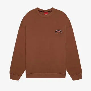Sprayground Dukserica BLOCK PARTY CREWNECK BROWN 