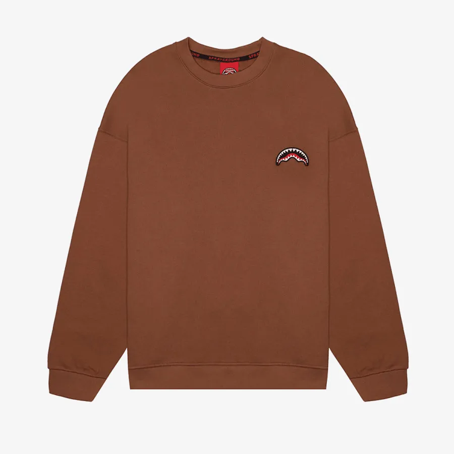 Sprayground Dukserica BLOCK PARTY CREWNECK BROWN 