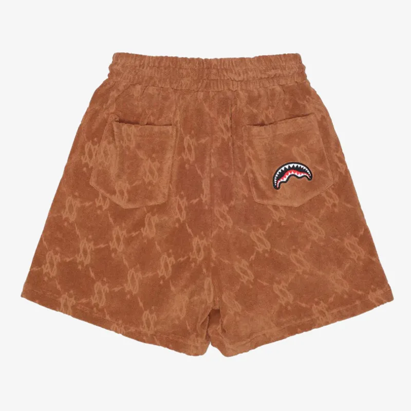 Sprayground Šorc ALL THE MONEY SHORTS BROWN 