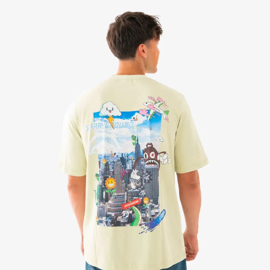 Sprayground Majica CHARACTER INVASION T-SHIRT SAGE 