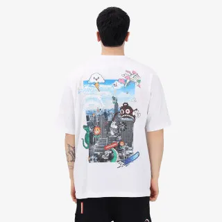 Sprayground Majica CHARACTER INVASION T-SHIRT WHT 