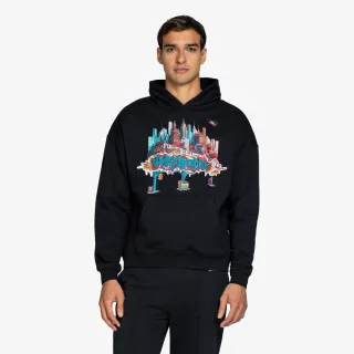 Sprayground Dukserica CITY SKYLINE COMFY HOODIE BLK 