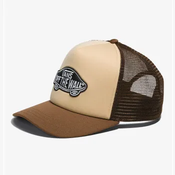 VANS Kačket CLASSIC PATCH CURVED BILL TRUCKER Sepia 