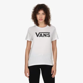 VANS Majica VANS Majica WM DROP V SS CREW-B WHITE-BLACK 