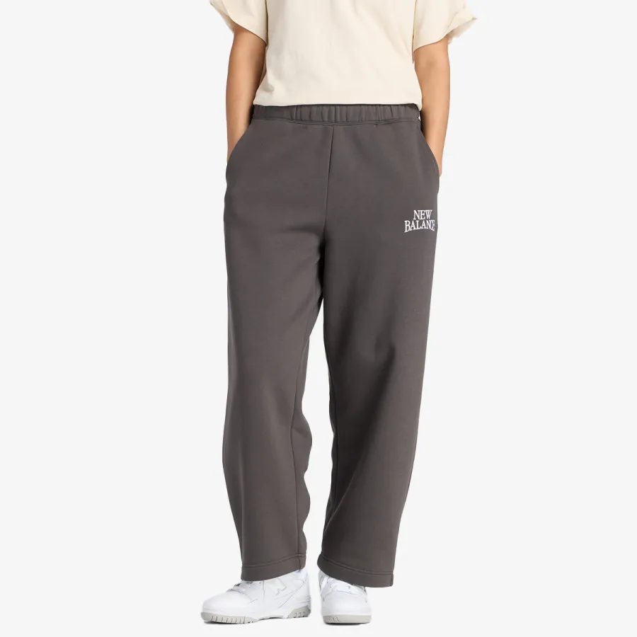 New Balance Donji dio trenerke Linear Heritage Fleece Barrel Pant 