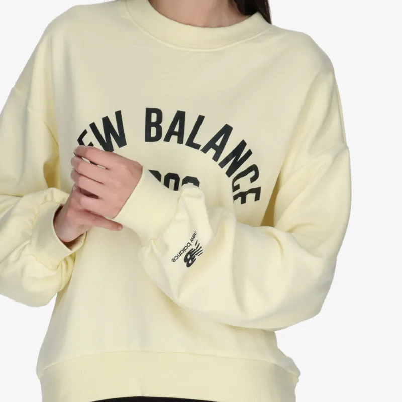 New Balance Dukserica Essentials Varsity Fleece Crew 