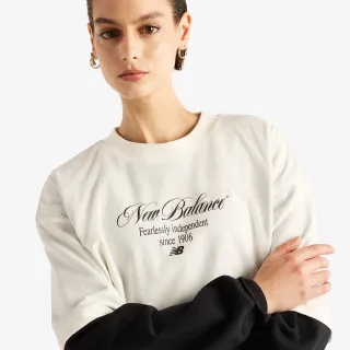 New Balance Majica Pressed Flowers Memories Oversized T-Shi 