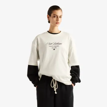 New Balance Majica Pressed Flowers Memories Oversized T-Shi 